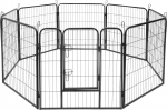 Kennel Rebel 1207, 160 x 160 x 80 cm, teras, must v.