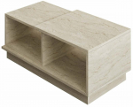 Kohvilaud Kalune Design Consept, travertine v., 45 cm x 90 cm x 36 cm