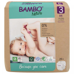 M&auml;hkmed Bambo Nature, 3 suurus, 4 - 8 kg, 28 tk