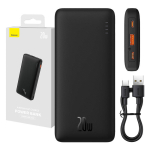 Akupank Baseus Airpow, 10000 mAh, 20 W, must v.