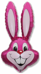 Fooliumist &otilde;hupall erikujuga GoDan Rabbit, roosa v.