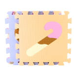 Matt beebidele - pusle Lean Toys Pastel Sweets, 30.5 cm x 30.5 cm, 16 tk, mitmev&auml;rviline