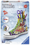3D-pusle Ravensburger Sneaker Graffiti 180pcs, 21 cm x 12 cm, 108 tk, mitmev&auml;rviline