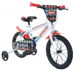 Laste jalgratas Bimbo Bike 77325, valge v./punane v., 14"