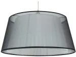 Valgusti rippuv Candellux Charlie, E27, 1 x 60 W, must v. / kroom v., 45 x 21 cm