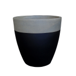 Lillepott Domoletti RP18-045_L, tsement, must v.