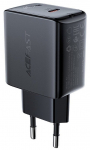 Telefoni laadija AceFast A1 USB-C, USB-C, must, 20 W