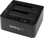 K&otilde;vaketta paljundusaparaat StarTech eSATA / USB 3.0 Hard Drive Duplicator Dock, 528 g, must v.